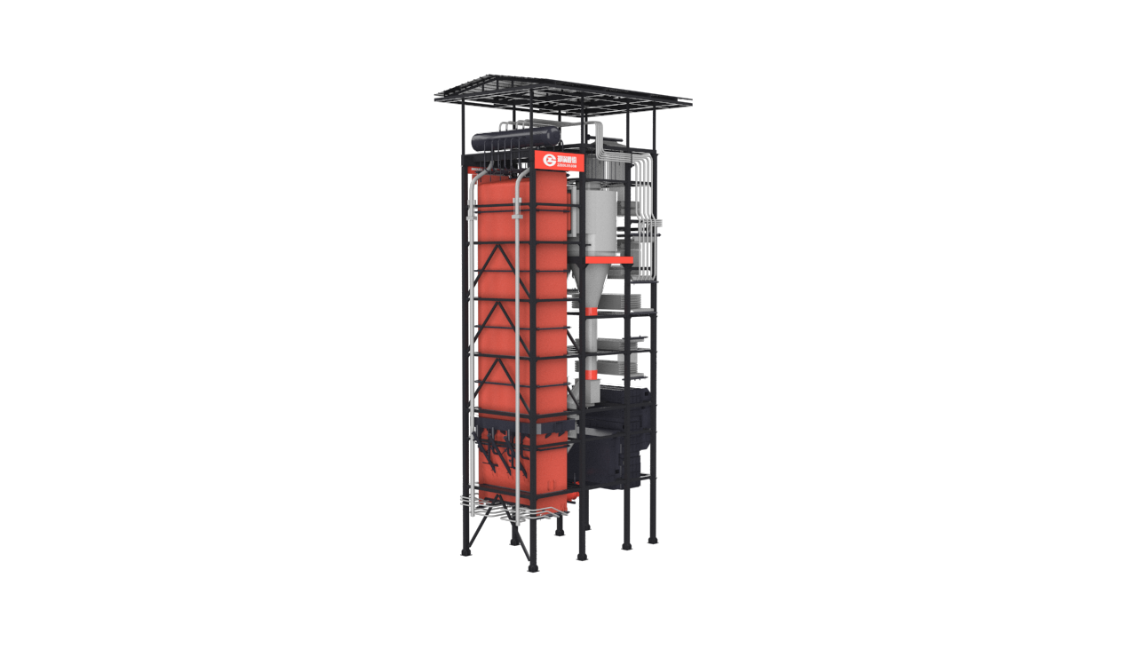 外循環(huán)流化床鍋爐結(jié)構(gòu)圖