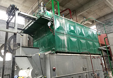 福建溜溜果園6噸快裝鏈條生物質(zhì)鍋爐項目